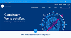 Desktop Screenshot of mittelstands-fonds.at